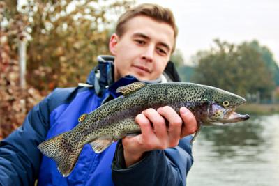 Pêche de la truite à la mouche